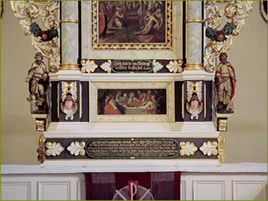 Rekonstruktion von 2 Engelsköpfen für den Altar in Königsbrück